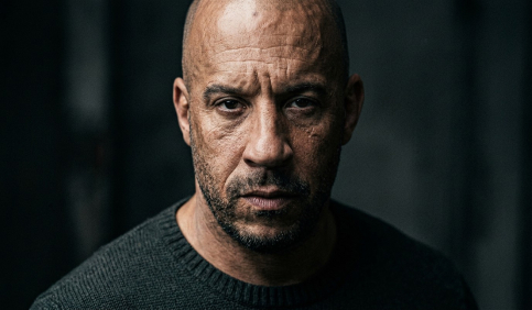intense look closeup vin diesel