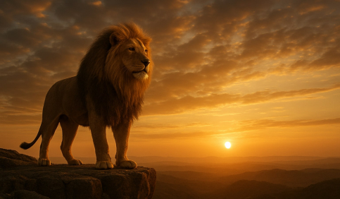 lion king hyper realistic