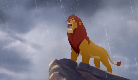 lion king simba roar