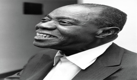 louis armstrong smiling portrait