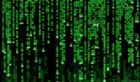 matrix green code effect