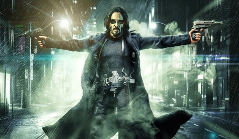 matrix neo action pose