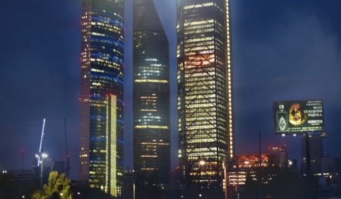 mexico cityscape night