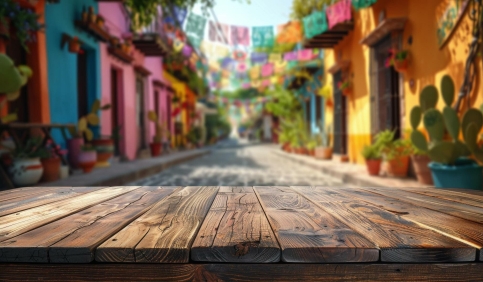 mexico street colors