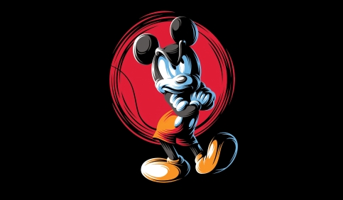 mickey mouse cartoon character