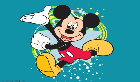 mickey mouse cheerful look