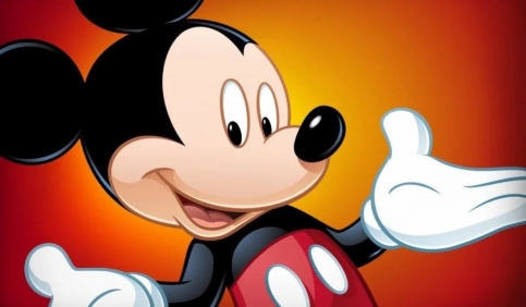 mickey mouse smiling face