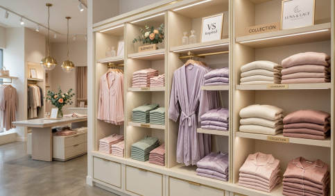 minimal store display aesthetic victoria secret