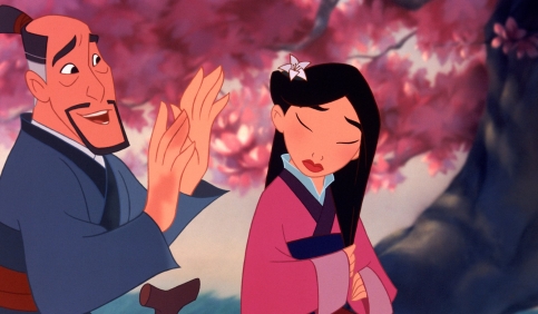 mulan animated scene