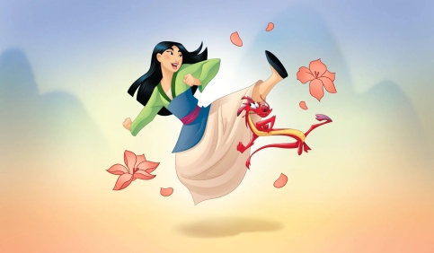 mulan disney style