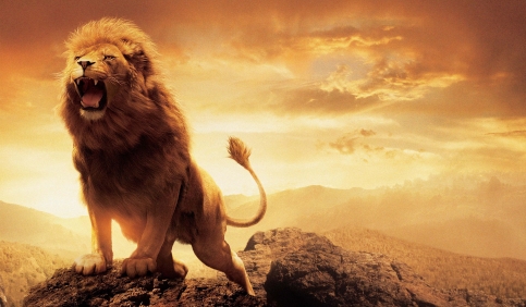 narnia aslan roar
