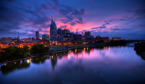 nashville night view
