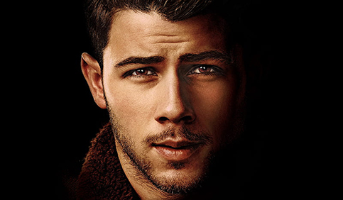 nick jonas closeup portrait