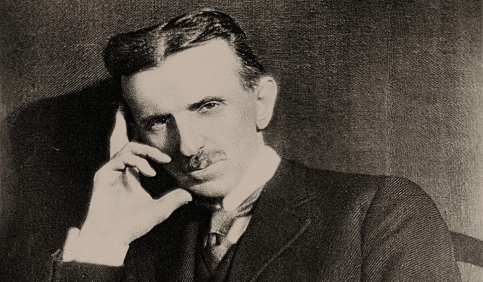 nikola tesla vintage photo