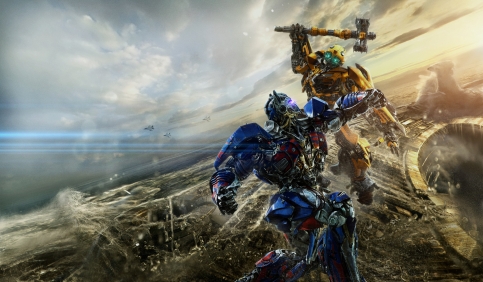 optimus prime battle scene