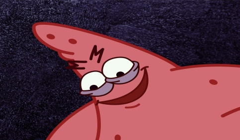 patrick star funny face