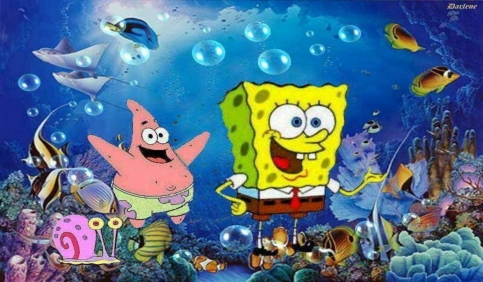patrick star underwater scene