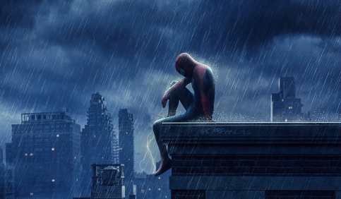 peter parker quiet moment