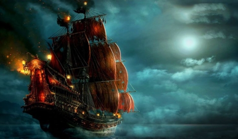 pirates of the caribbean ghost ship