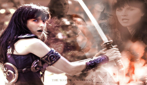 powerful female warrior xena