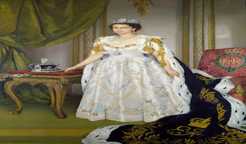 queen elizabeth ii coronation portrait