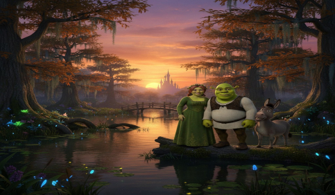 shrek fiona donkey fairytale swamp