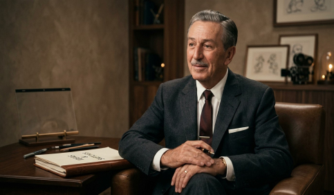 visionary storyteller portrait walt disney