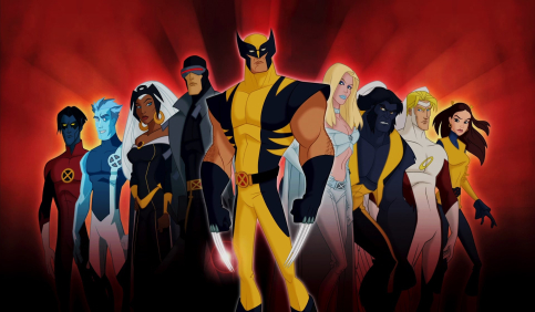 x men animated series team wolverine storm cyclops lineup
