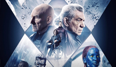 x men charles xavier professor x magneto mystique team collage poster