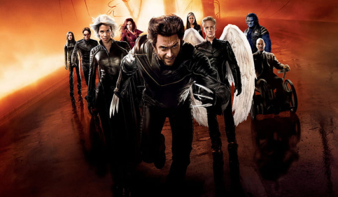 x men movie team wolverine leading group poster