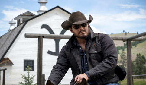 yellowstone tv show rip wheeler cowboy sunglasses ranch dramatic closeup