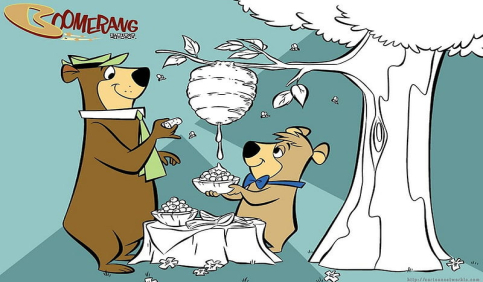 yogi bear boo boo honey beehive cartoon