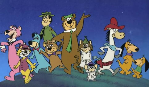 yogi bear hanna barbera characters group cartoon
