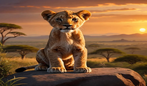 young cub adventure the lion king