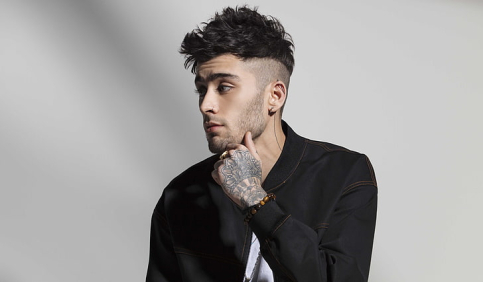 zayn malik side profile tattoo hand portrait